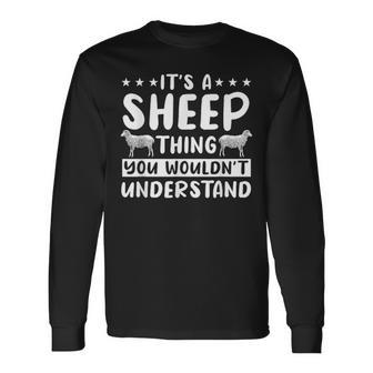 Ist So Ein Schaf Ding Schäfer Sachen Schaf Langarmshirts - Geschenkecke