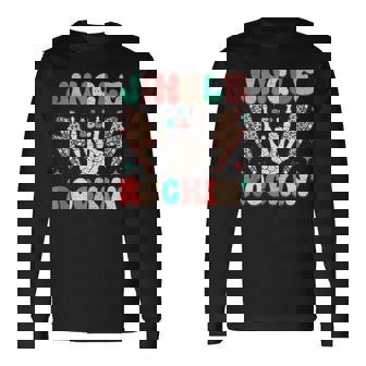 Jingle Bell Rockin' Festive Fun Music Theme Tank Top Long Sleeve T-Shirt - Monsterry