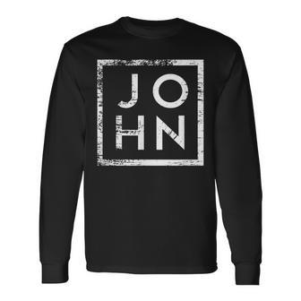 John Minimalism Langarmshirts - Geschenkecke