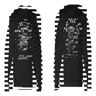 You Just Yee'd Your Last Haw Vintage Cowboy Raccoon Trendy Long Sleeve T-Shirt - Seseable