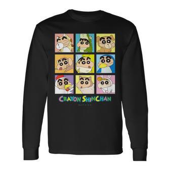 Kids Crayon Shin-Chan Transformation Animal Series Long Sleeve T-Shirt - Monsterry