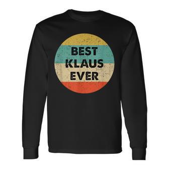 Klaus First Name Langarmshirts - Geschenkecke