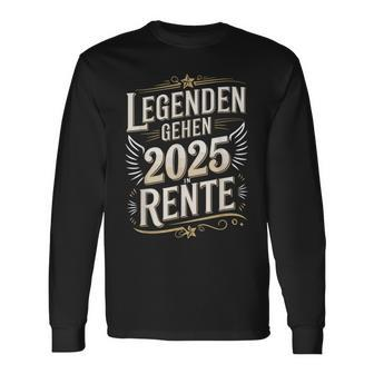 Legends Go 2025 In Retirement Langarmshirts - Geschenkecke