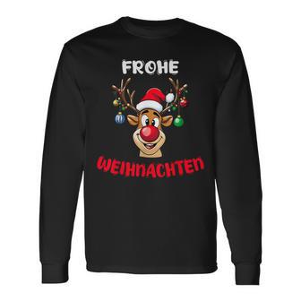 Lustiges Rentier Weihnachten Geschenk Für Ihn Für Sie Langarmshirts - Geschenkecke