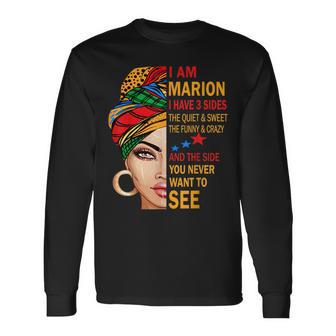 Marion Name Surname Family Surname Marion Langarmshirts - Geschenkecke