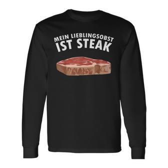 Mein Lieblingsobst Ist Steak Butcher Langarmshirts - Geschenkecke