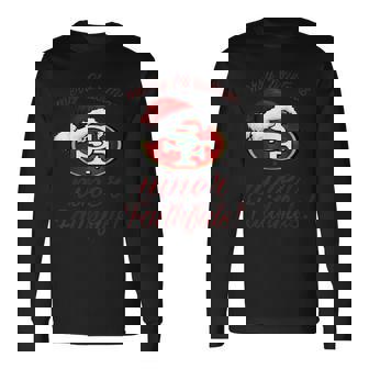 Merry Christmas Sf 49 Niner Faithfuls Long Sleeve T-Shirt | Mazezy