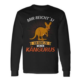 Mir Reichts Ich Gehe Zu Meinen Kängurus Kangaroo Langarmshirts - Geschenkecke