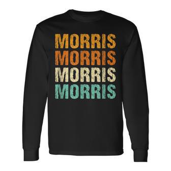 Morris Nachname Familientreffen Nachname Personalisiert Langarmshirts - Geschenkecke