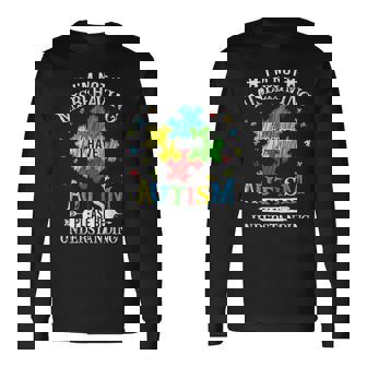 Not Misbehaving Have Autism Understanding Voice For Autism Long Sleeve T-Shirt - Monsterry
