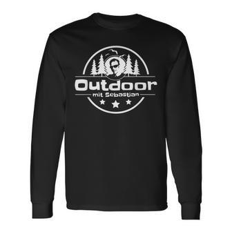 Outdoor Mit Sebastian Logo Wanderer Langarmshirts - Geschenkecke