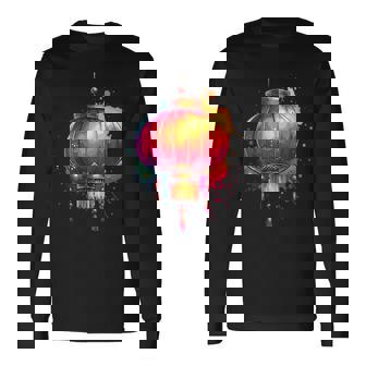 Paper Lantern Chinese Lanterns Festival Tank Top Long Sleeve T-Shirt - Monsterry