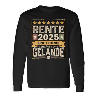 Pensioner Eine Legende Geht In Rente 2025 Ruhestand Langarmshirts - Geschenkecke