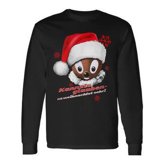 Pittiplatsch Kannste Glauben Es Weihnachtet Sehr Langarmshirts - Geschenkecke