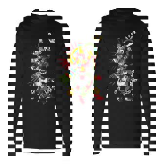 Quetzalcoatl Motive God Of Wisdom Mesoamerica Tenochtitlan Long Sleeve T-Shirt - Monsterry