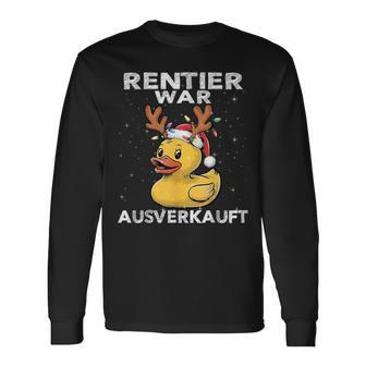 Reindeer Was Ausverkauft Elk Saying Christmas Langarmshirts - Geschenkecke