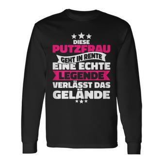 Rentnerin Putzfrau Retirement Langarmshirts - Geschenkecke