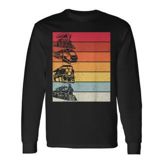 Retrointage Train Driver Langarmshirts - Geschenkecke