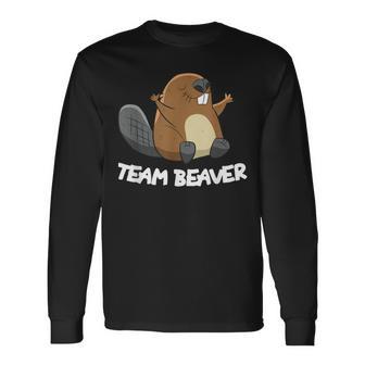 Rodent Team Beaver Team Beaver Cool Flannelette Langarmshirts - Geschenkecke