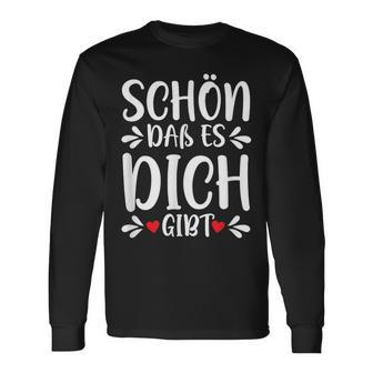 Schön Das Es Dich Gibt Geschenke Freunde Mann Kinder Ladies Langarmshirts - Geschenkecke