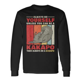 Sei Ein Kakapo New Zealand Parrot Slogan Langarmshirts - Geschenkecke