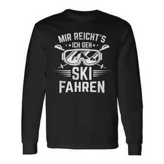 Skier Mir Reichts Ich Geh Skiing Winter Sports Langarmshirts - Geschenkecke