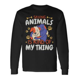 Sparen Tiere Ist Irgendwie Mein Ding Tierrettung Langarmshirts - Geschenkecke