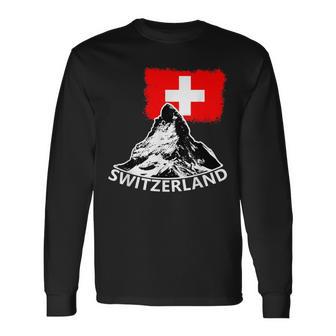 Switzerland Matterhorn Switzerland Alps Langarmshirts - Geschenkecke