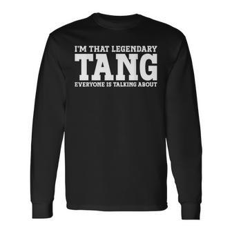 Tang Nachname Team Familie Nachname Tang Langarmshirts - Geschenkecke