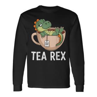 Tea Rex T-Rex Dinosaur Tyrannosaurus Langarmshirts - Geschenkecke