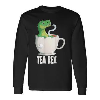 Tea Rex Tearex X Dinosaur Tea Dinosaur Dino Langarmshirts - Geschenkecke