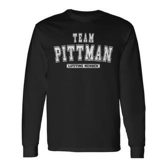 Team Pittman Lifetime Member Family Last Name Langarmshirts - Geschenkecke