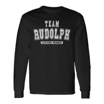 Team Rudolph Lifetime Member Family Last Name Langarmshirts - Geschenkecke