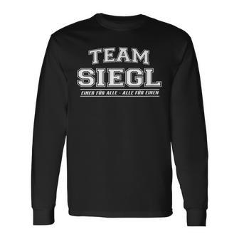 Team Siegl Proud Family Last Name Langarmshirts - Geschenkecke