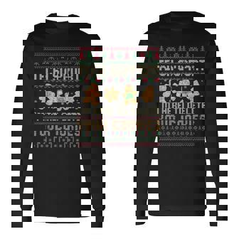 Tech Support Im Here To Delete Your Cookies Christmas Long Sleeve T-Shirt - Thegiftio