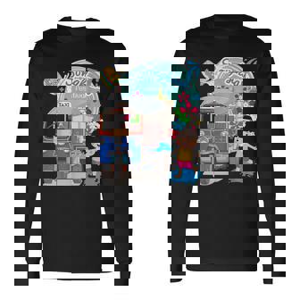 Thailand Souvenir TUK TUK & Songkran Festival Long Sleeve T-Shirt - Monsterry