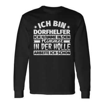 Village Helper Heaven Hell Langarmshirts - Geschenkecke