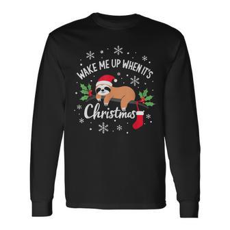 Weck Mich Auf Wenn Weihnachten Ist Christmas Langarmshirts - Geschenkecke