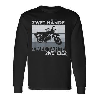 Zwei Hands Zwei Takte Simson Ddr Moped Two Strokeintage Langarmshirts - Geschenkecke