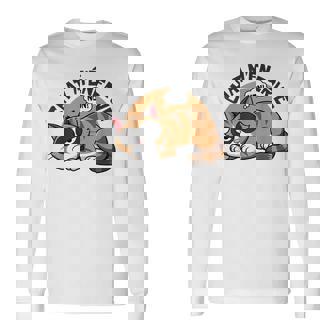 - Chat M'énerve Humour Thème Sommeil Flemme Chat T-shirt à manches longues - Cadeauxyz