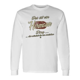 Das Ist Ein Hermann Ding Family Hermann Langarmshirts - Geschenkecke