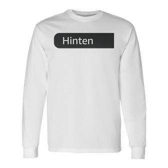 Der Mit Dem Hund Geht Saying Für Das Herrchen Langarmshirts - Geschenkecke