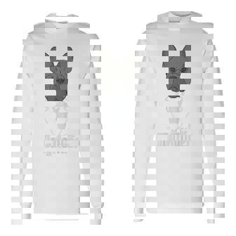 The Dogmother French Bulldog Lover Mom Frenchie Mama Long Sleeve T-Shirt - Monsterry
