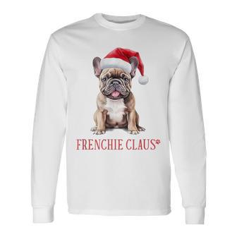 Frenchie Claus French Bulldog Christmas Langarmshirts - Geschenkecke