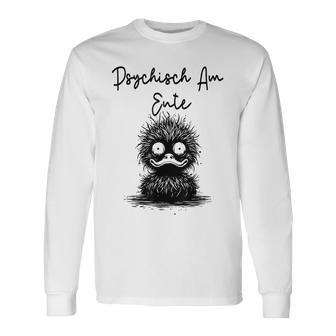 Psychisch Am Ente Psychisch Am Ente Gray Langarmshirts - Geschenkecke