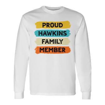 Hawkins Retro Hawkins Last Name Hawkins Langarmshirts - Geschenkecke