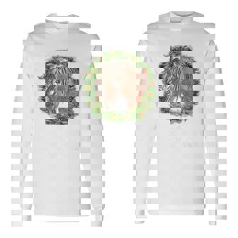 Mare-y Christmas Equestrian Holiday Horse Long Sleeve T-Shirt - Monsterry
