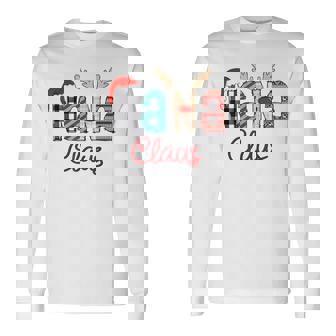 Nana Claus Reindeer Christmas Long Sleeve T-Shirt - Monsterry