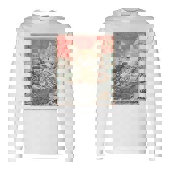 Shiba Inu Ramen Japanese Kawaii Shiba Dog Anime Long Sleeve T-Shirt - Thegiftio