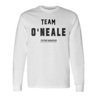 Team O'neale Proud Family Last Name Family Langarmshirts - Geschenkecke